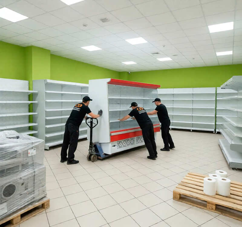 Переезд магазина в Киренске
